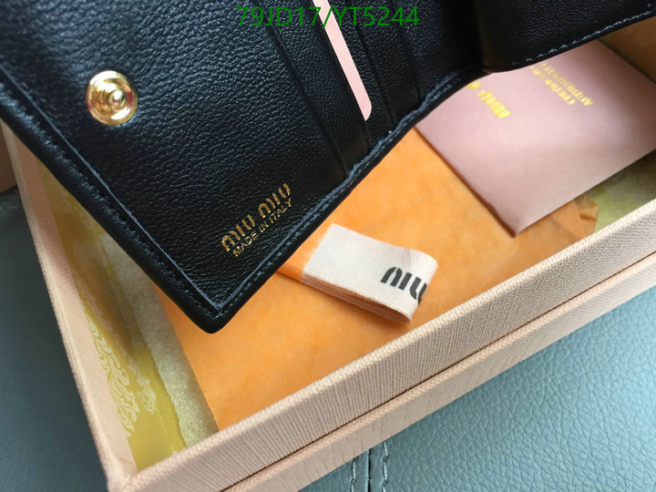 Miu Miu Bag-(Mirror)-Wallet-,Code: YT5244,$: 79USD