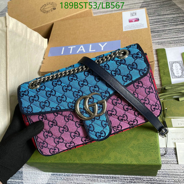Gucci Bag-(Mirror)-Marmont,Code: LB567,$: 189USD