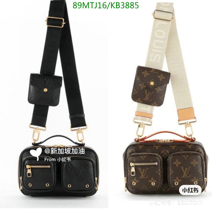 LV Bags-(4A)-Pochette MTis Bag-Twist-,Code: KB3885,$: 89USD