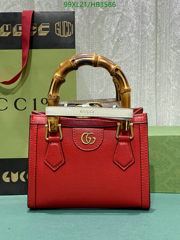 Gucci Bag-(4A)-Diana-Bamboo-,Code: HB3586,$: 99USD