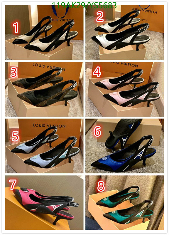 Women Shoes-LV, Code: YS5683,$: 119USD