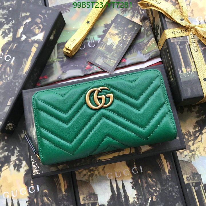 Gucci Bag-(Mirror)-Wallet-,Code: YT7281,$: 99USD