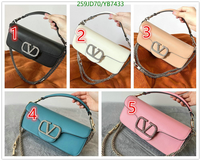 Valentino Bag-(Mirror)-LOC,Code: YB7433,$: 259USD