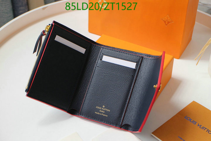 LV Bags-(Mirror)-Wallet-,Code: ZT1527,$: 85USD