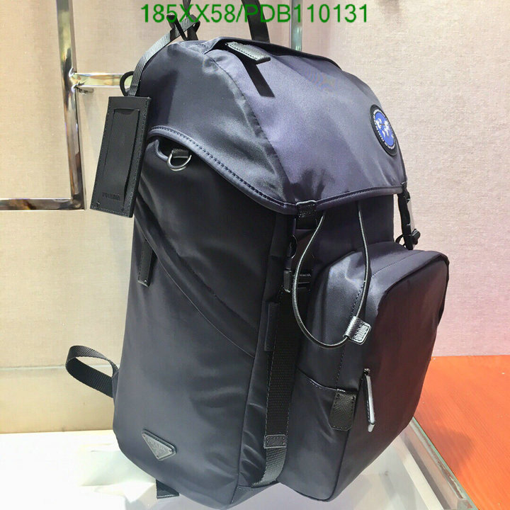 Prada Bag-(Mirror)-Backpack-,Code: PDB110131,$:185USD