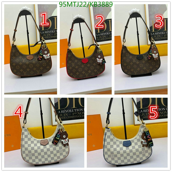 LV Bags-(4A)-Pochette MTis Bag-Twist-,Code: KB3889,$: 95USD