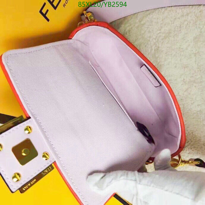 Fendi Bag-(4A)-Baguette-,Code: YB2594,$: 85USD