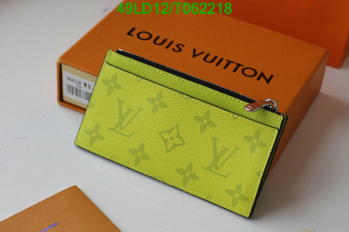 LV Bags-(Mirror)-Wallet-,Code: T062218,$: 49USD