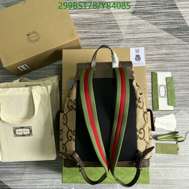 Gucci Bag-(Mirror)-Backpack-,Code: YB4085,$: 299USD