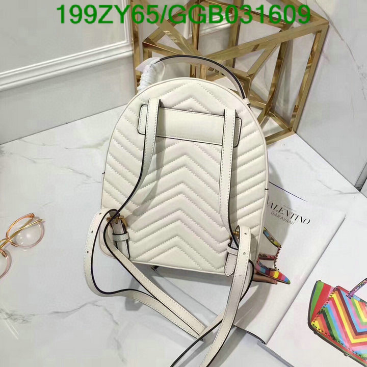 Gucci Bag-(Mirror)-Backpack-,Code: GGB031609,$: 199USD