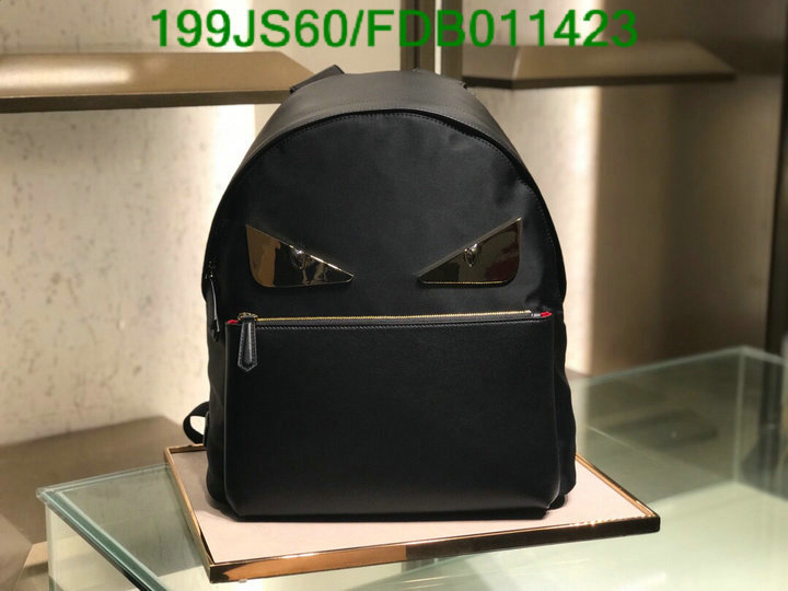 Fendi Bag-(Mirror)-Backpack-,Code: FDB011423,$: 199USD