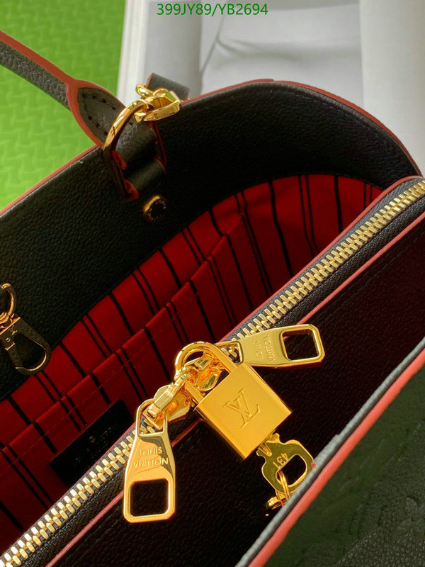 LV Bags-(Mirror)-Handbag-,Code: YB2694,$: 399USD