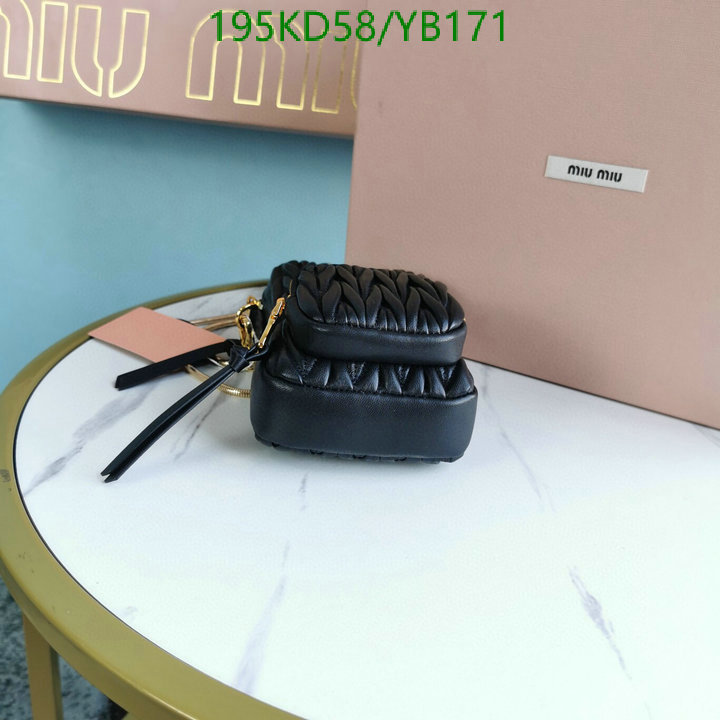 Miu Miu Bag-(Mirror)-Diagonal-,Code: YB171,$: 195USD