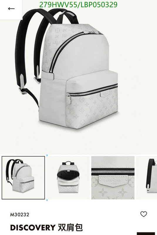 LV Bags-(Mirror)-Backpack-,Code: LBP050329,$: 279USD