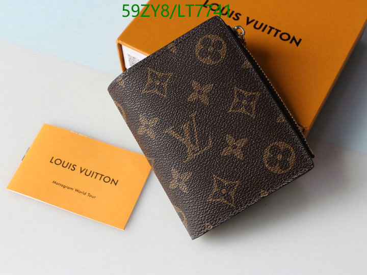 LV Bags-(4A)-Wallet-,Code: LT7741,$: 59USD