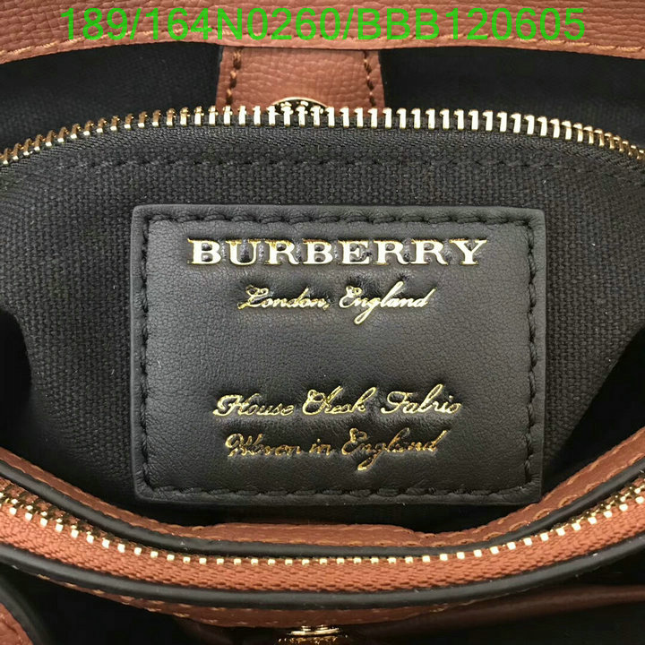 Burberry Bag-(Mirror)-Handbag-,Code: BBB120605,$: 189USD