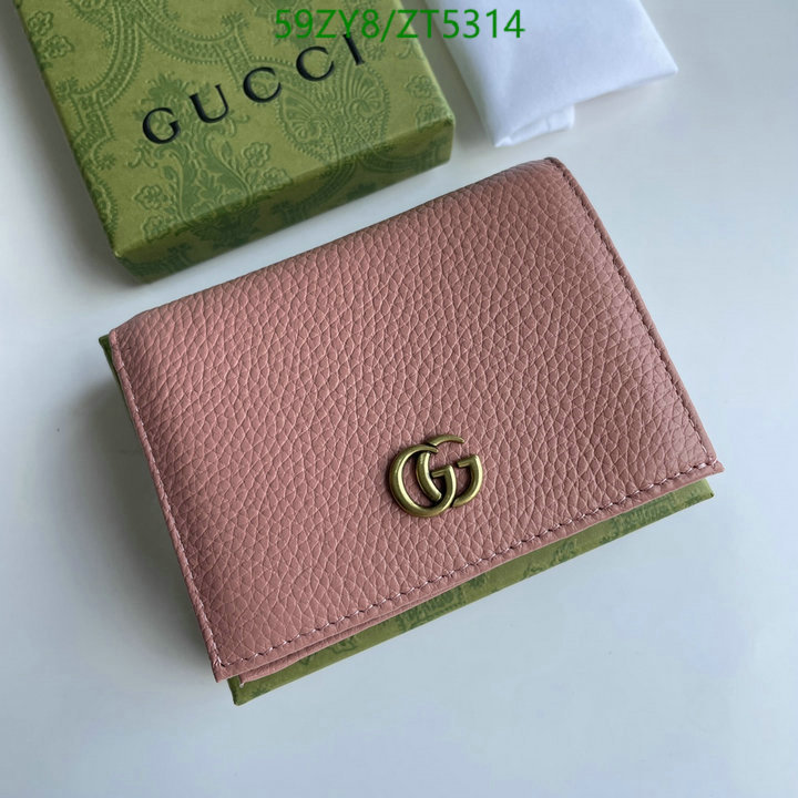 Gucci Bag-(4A)-Wallet-,Code: ZT5314,$: 59USD