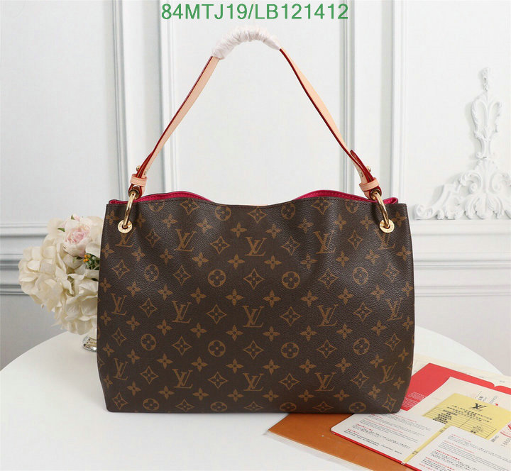 LV Bags-(4A)-Handbag Collection-,Code: LB121412,$: 84USD