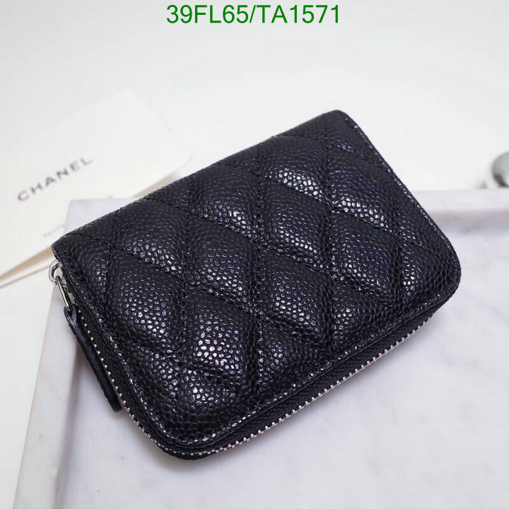 Chanel Bags ( 4A )-Wallet-,Code: TA1571,$: 39USD