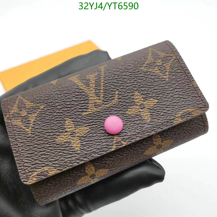 LV Bags-(4A)-Wallet-,Code: YT6590,$: 32USD