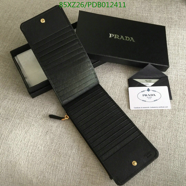 Prada Bag-(Mirror)-Wallet-,Code: PDB012411,$:85USD