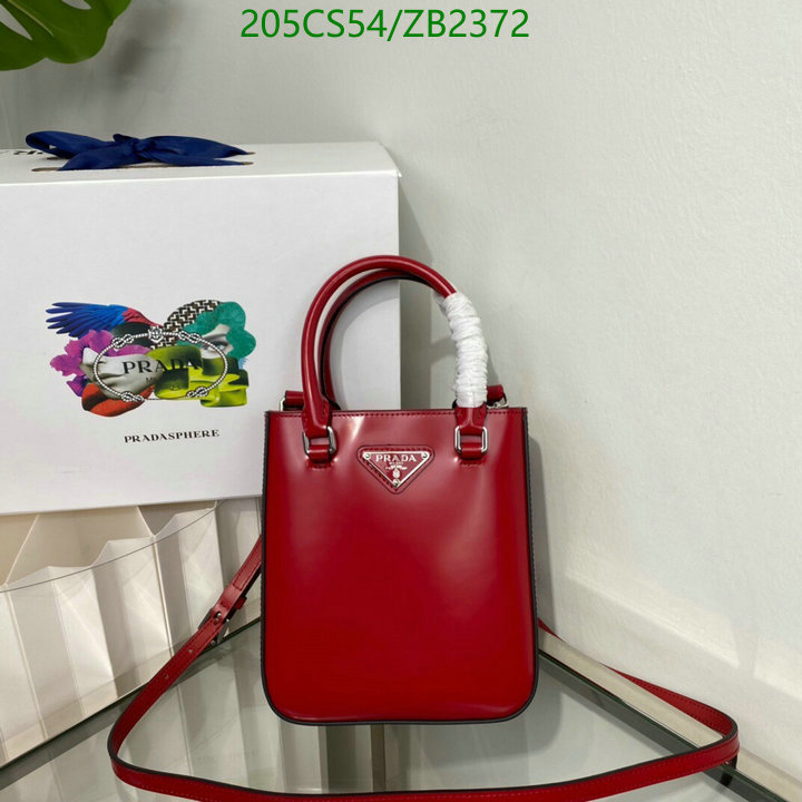 Prada Bag-(Mirror)-Diagonal-,Code: ZB2372,$: 205USD