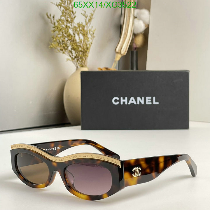 Glasses-Chanel, Code: XG3522,$: 65USD