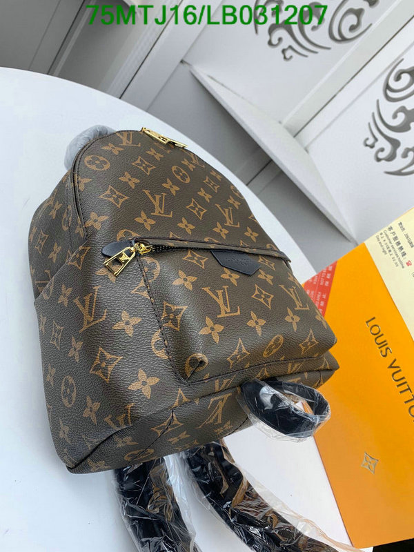 LV Bags-(4A)-Backpack-,Code: LB031207,$: 75USD