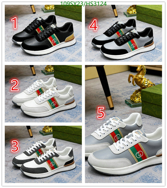 Men shoes-Gucci, Code: HS3124,$: 109USD