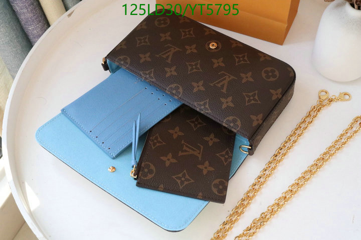 LV Bags-(Mirror)-Wallet-,Code: YT5795,$: 125USD