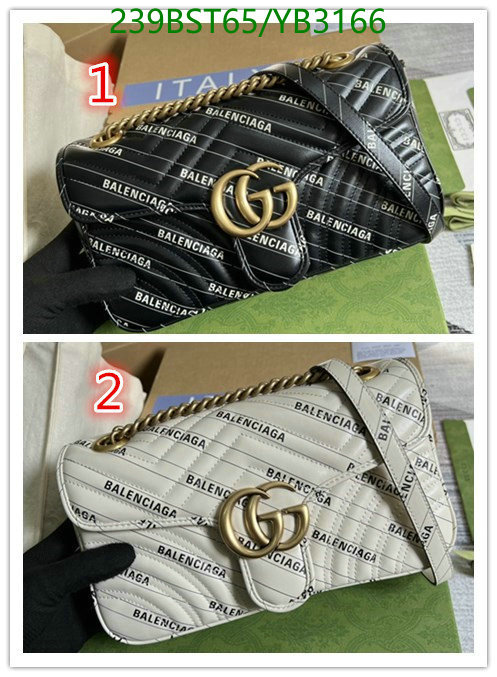 Gucci Bag-(Mirror)-Marmont,Code: YB3166,$: 239USD