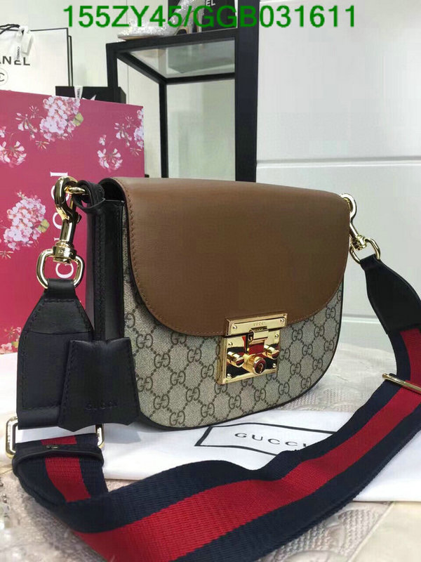 Gucci Bag-(Mirror)-Padlock,Code: GGB031611,$: 155USD