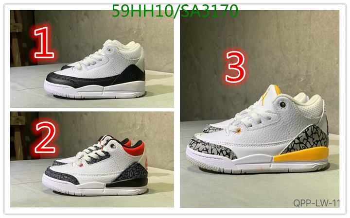 Kids shoes-Air Jordan, Code: SA3170,$: 59USD