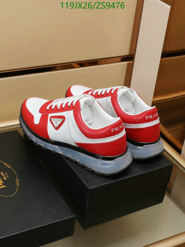 Men shoes-Prada, Code: ZS9476,$: 119USD