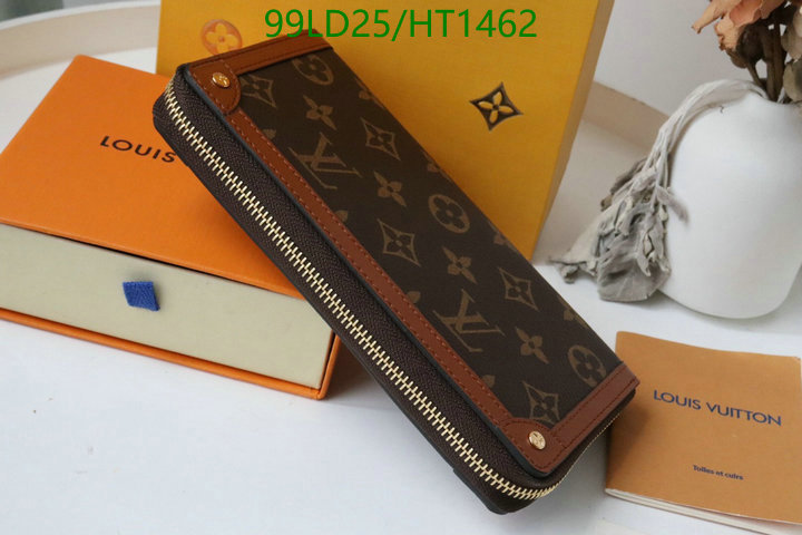 LV Bags-(Mirror)-Wallet-,Code: HT1462,$: 65USD