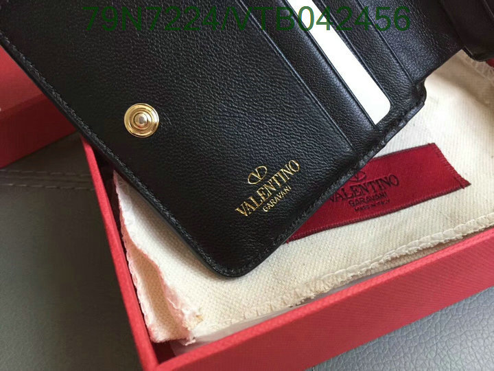 Valentino Bag-(Mirror)-Wallet-,Code: VTB042456,$:79USD