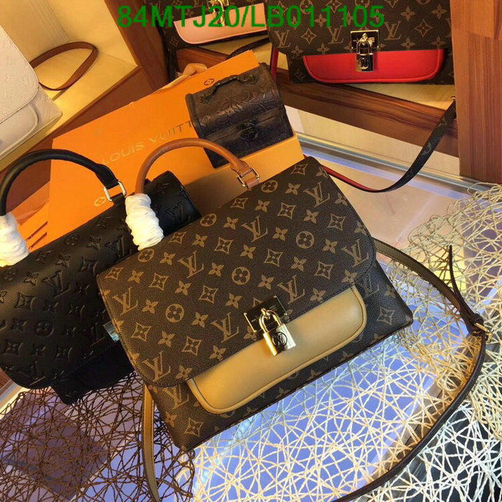 LV Bags-(4A)-Handbag Collection-,Code: LB011105,$: 84USD