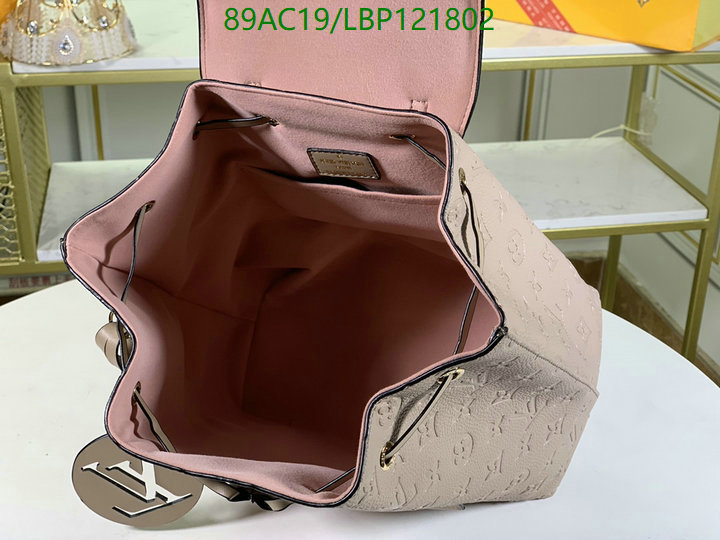 LV Bags-(4A)-Backpack-,Code: LBP121802,$: 89USD