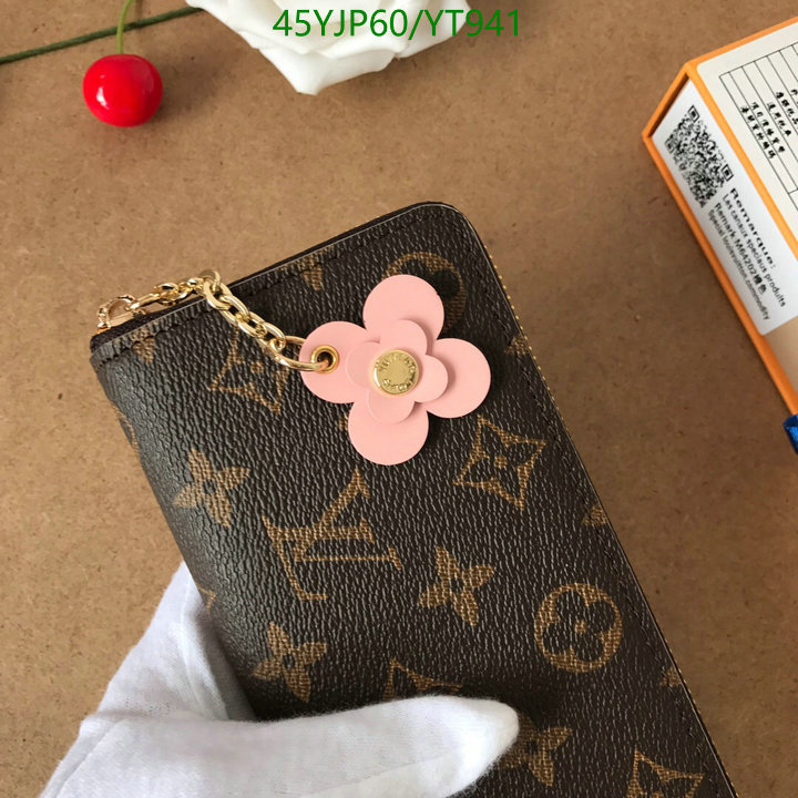 LV Bags-(Mirror)-Wallet-,Code: YT941,$: 45USD