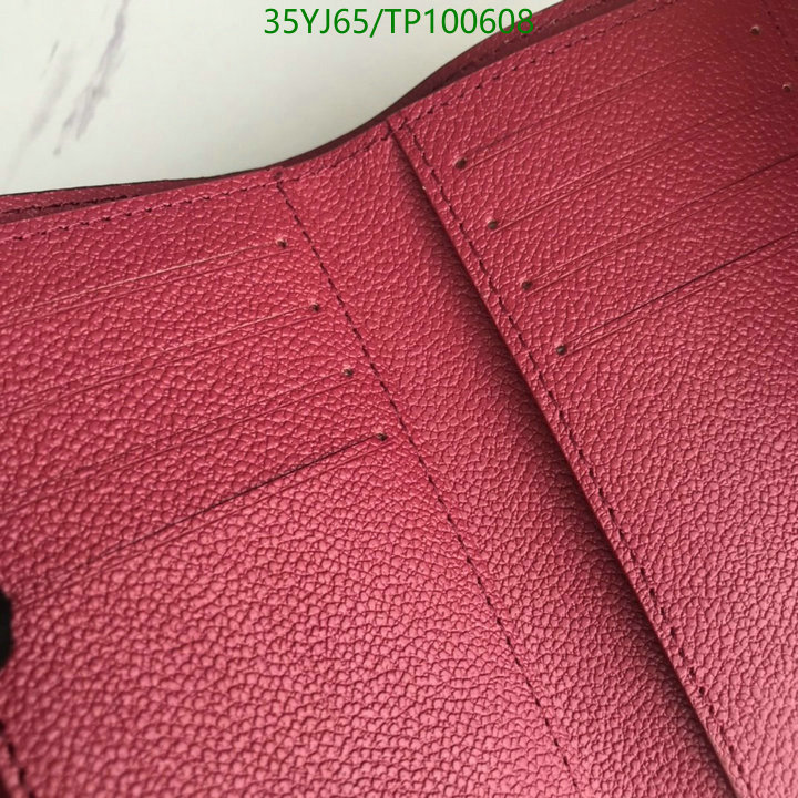 LV Bags-(4A)-Wallet-,Code: TP100608,$: 35USD