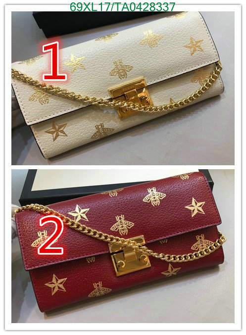 Gucci Bag-(4A)-Wallet-,Code:TA0428337,$: 69USD