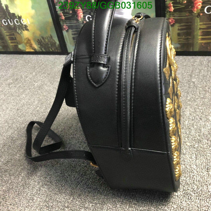 Gucci Bag-(Mirror)-Backpack-,Code: GGB031605,$: 239USD