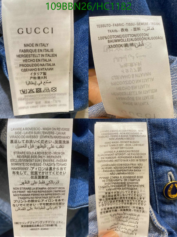 Clothing-Gucci, Code: HC1182,$: 109USD