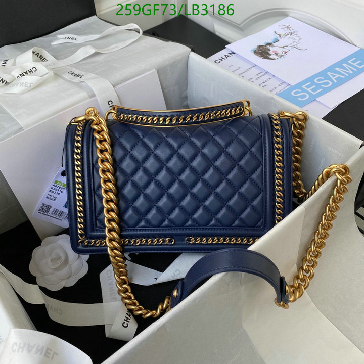 Chanel Bags -(Mirror)-Le Boy,Code: LB3186,$: 259USD