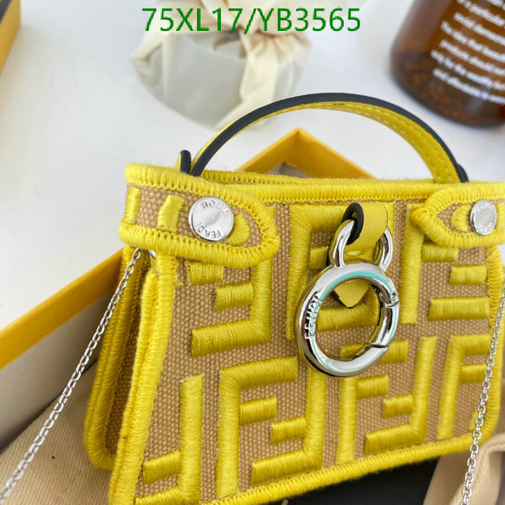 Fendi Bag-(4A)-Diagonal-,Code: YB3565,$: 75USD