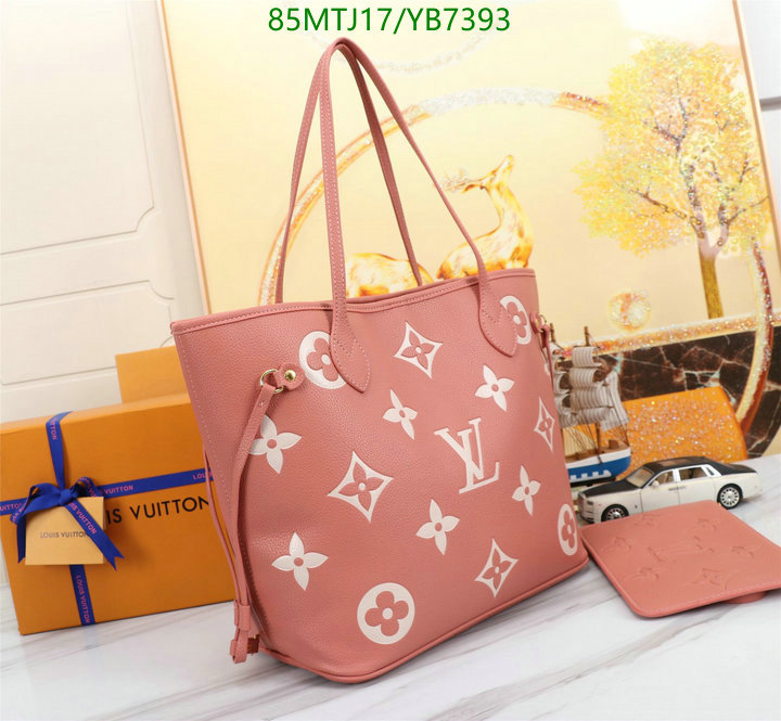 LV Bags-(4A)-Neverfull-,Code: YB7393,$: 85USD