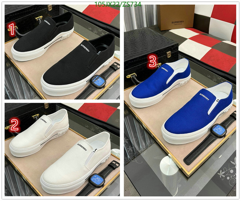 Men shoes-Burberry, Code: ZS734,$: 105USD