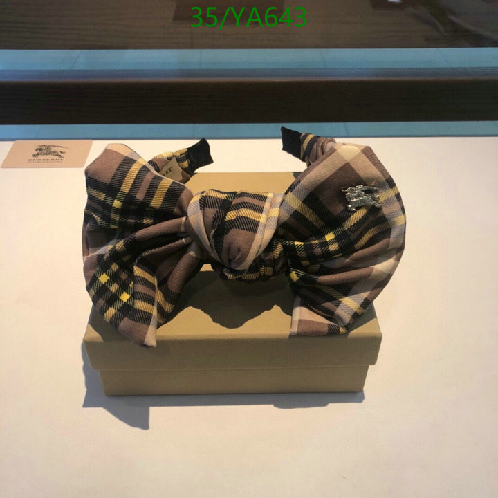 Headband-Burberry, Code: YA643,$: 35USD