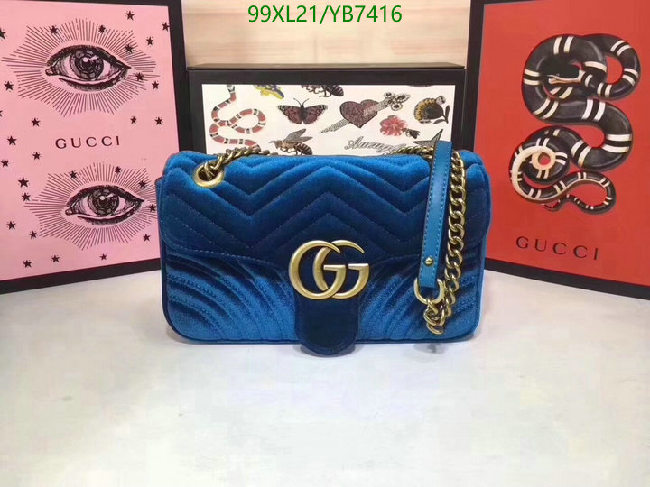 Gucci Bag-(4A)-Marmont,Code: YB7416,$: 99USD