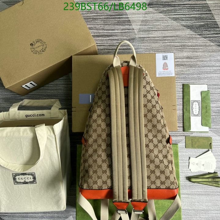 Gucci Bag-(Mirror)-Backpack-,Code: LB6498,$: 239USD